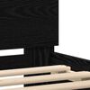 vidaXL Σκελετός Κρεβατιού Μαύρη δρυς 135 x 190 cm Επεξεργασμένο ξύλο