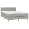 vidaXL &Kappa;&rho;&epsilon;&beta;ά&tau;&iota; Boxspring &mu;&epsilon; &Sigma;&tau;&rho;ώ&mu;&alpha; &Alpha;&nu;&omicron;&iota;&chi;&tau;ό &Gamma;&kappa;&rho;&iota; 140x190 &epsilon;&kappa;. &Upsilon;&phi;&alpha;&sigma;&mu;ά&tau;&iota;&nu;&omicron;