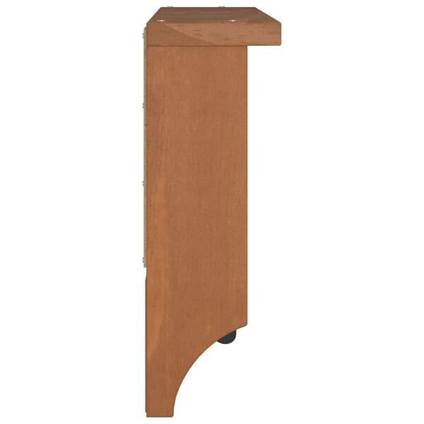 vidaXL Επίτοιχη κρεμάστρα παλτών SANDNES 45x12x35 εκ.Πεύκο μασίφ ξύλο