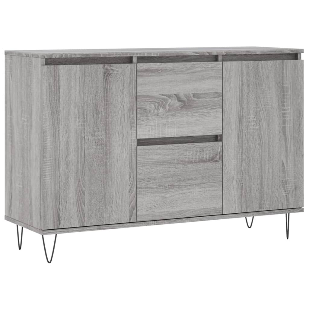 vidaXL Μπουφές Γκρι Sonoma 104 x 35 x 70 εκ. από Επεξεργασμένο Ξύλο