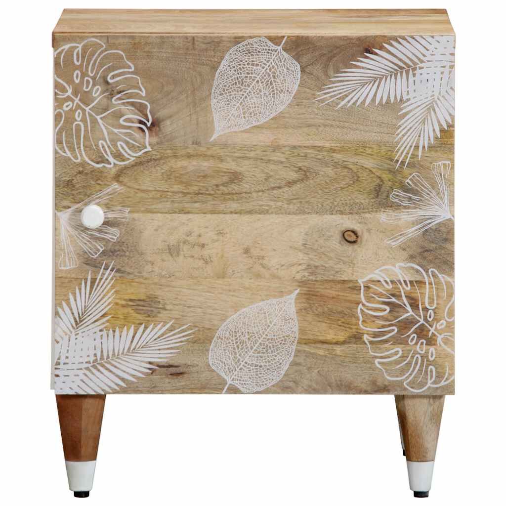 vidaXL Κομοδίνα 2 τεμάχια 40x33,5x46 cm μασίφ ξύλο Mango