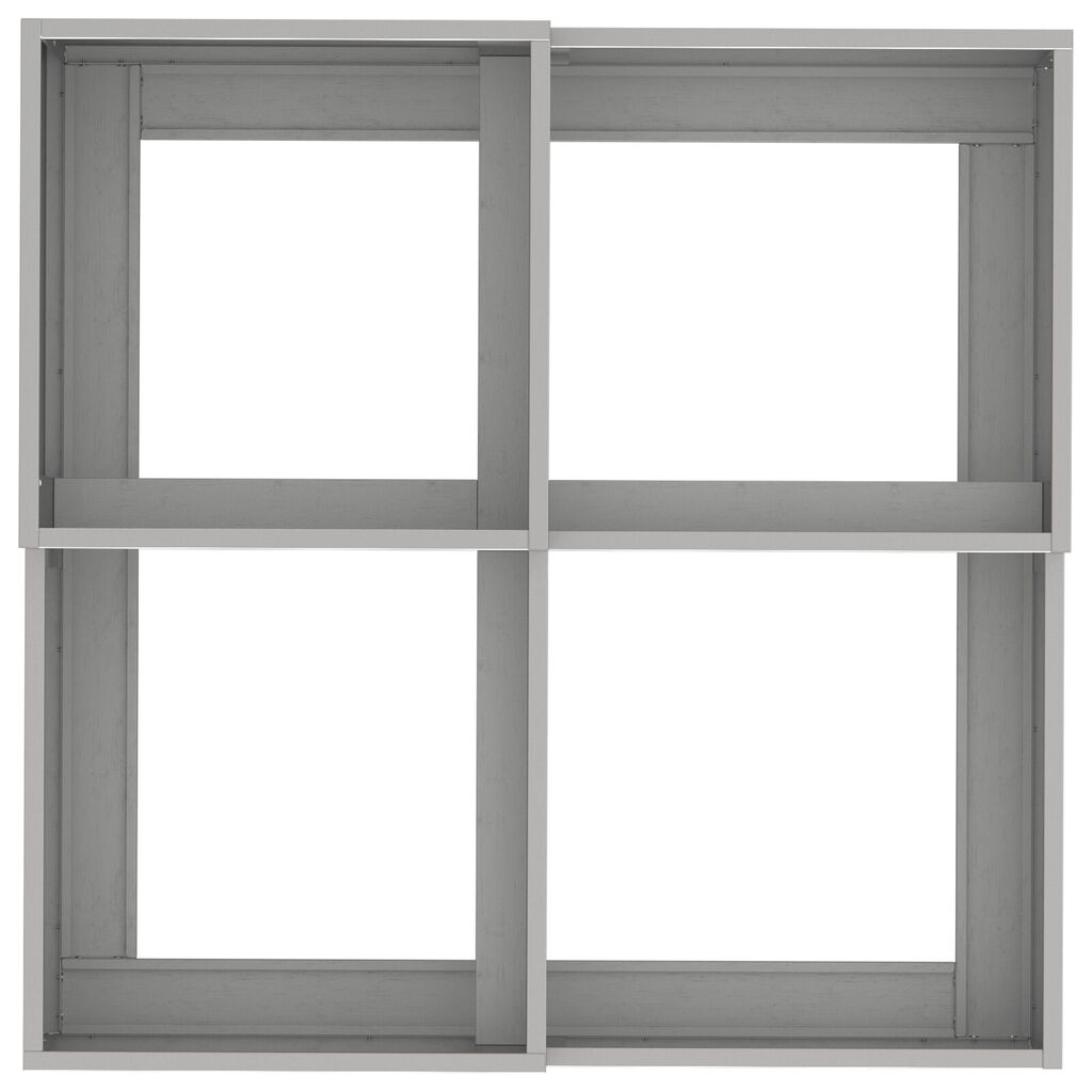 vidaXL Γλάστρα Κήπου 100x100x48 εκ Ανοξείδωτο Ατσάλι
