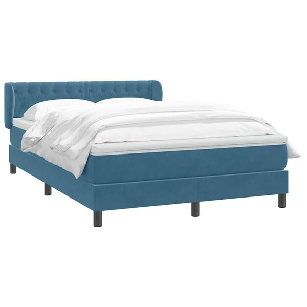 vidaXL &Kappa;&rho;&epsilon;&beta;ά&tau;&iota; Boxspring &mu;&epsilon; &Sigma;&tau;&rho;ώ&mu;&alpha; &Sigma;&kappa;&omicron;ύ&rho;&omicron; &Mu;&pi;&lambda;&epsilon; 140x210 &epsilon;&kappa;. &Beta;&epsilon;&lambda;&omicron;ύ&delta;&iota;&nu;&omicron;