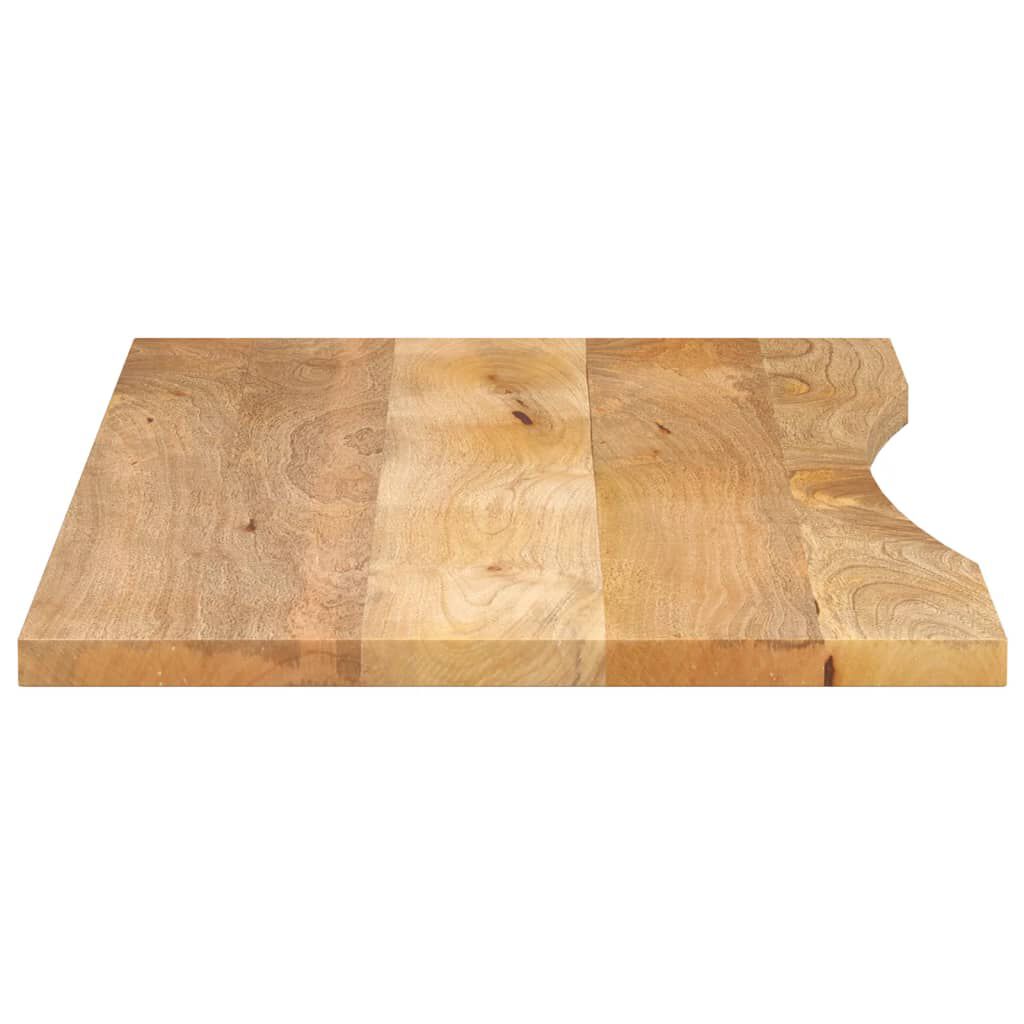 vidaXL Επιφάνεια Γραφείου Καμπύλη 110x60x2,5 εκ Μασίφ Ακατ. Μάνγκο