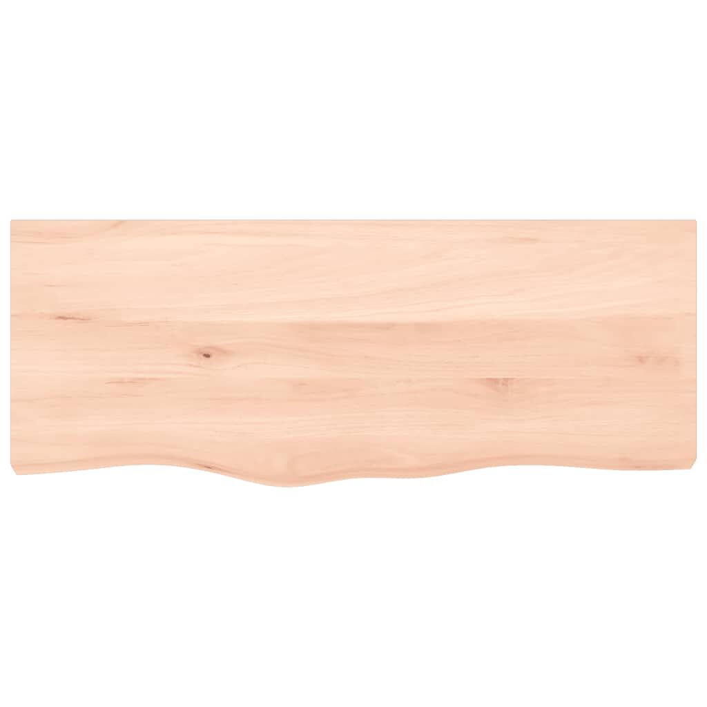 vidaXL Επιφάνεια Τραπεζιού 100x40x(2-6)εκ Ακατέργαστο Μασίφ Ξύλο Δρυός