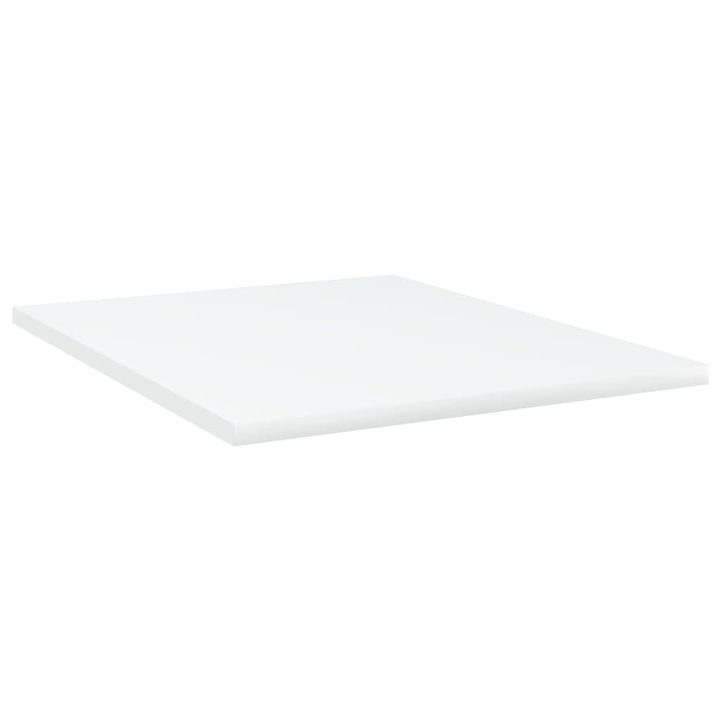 vidaXL Ράφια Βιβλιοθήκης 8 τεμ. Λευκά 40x50x1,5 εκ. από Μοριοσανίδα