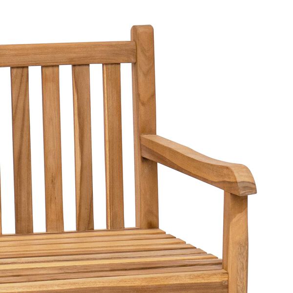vidaXL Πάγκος Αποθήκευσης Κήπου Καφέ 228 x 60 x 90 εκ Μασίφ ξύλο teak