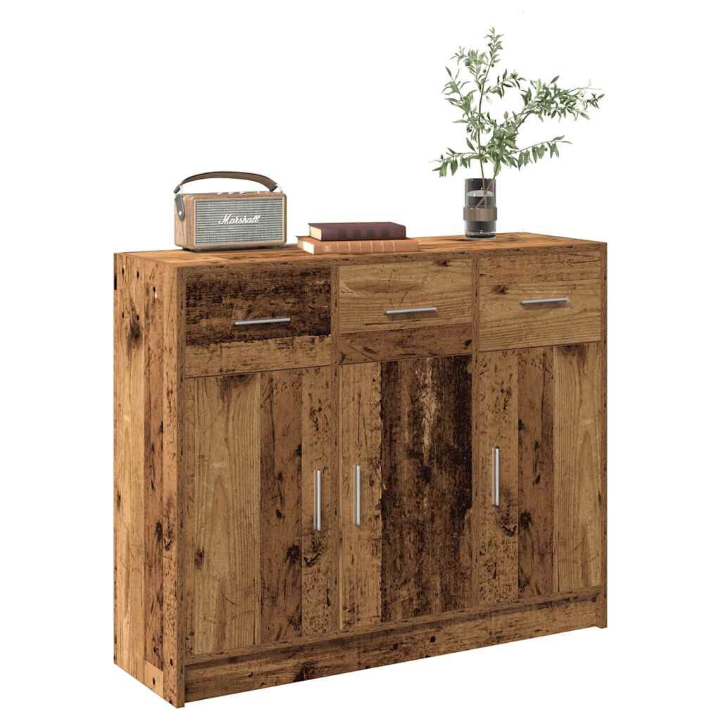 vidaXL Ντουλάπι Παλιό Ξύλο 91x28x75 εκ. από Επεξεργασμένο Ξύλο