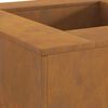 vidaXL Φωτιά Καφέ 80 x 80 x 40 cm Ατσάλι σκληρυθέν στον αέρα