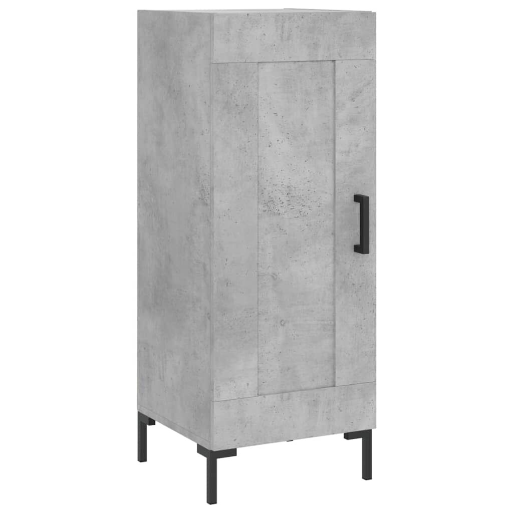 vidaXL Ντουλάπι Γκρι Σκυροδέματος 34,5x34x90 εκ. Επεξεργασμένο Ξύλο