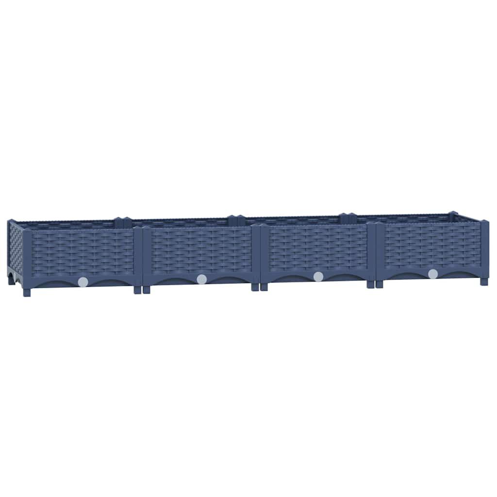 vidaXL Ζαρντινιέρα 160 x 40 x 23 εκ. από Πολυπροπυλένιο