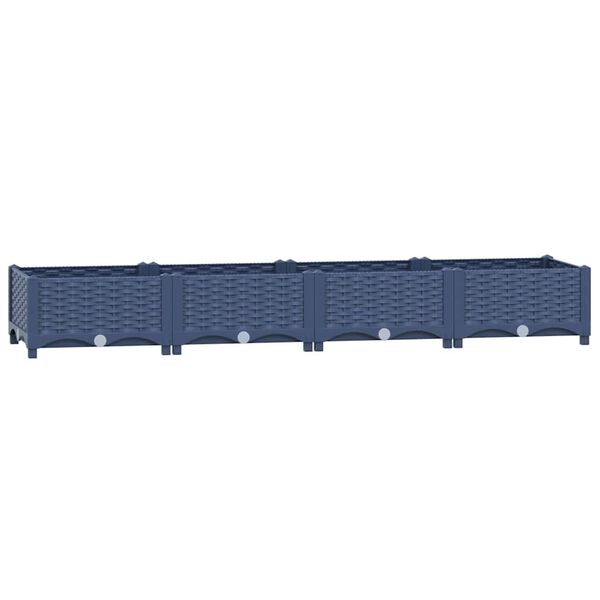 vidaXL Ζαρντινιέρα 160 x 40 x 23 εκ. από Πολυπροπυλένιο