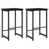 vidaXL &Mu;&pi;&alpha;&rho; &sigma;&kappa;&alpha;&mu;&pi;ό 2 pcs &Mu;&alpha;ύ&rho;&eta; &Delta;&rho;&upsilon;&sigmaf; 40 x 32 x 74 &epsilon;&kappa; &Epsilon;&pi;&epsilon;&xi;&epsilon;&rho;&gamma;&alpha;&sigma;&mu;έ&nu;&omicron; &Xi;ύ&lambda;&omicron;