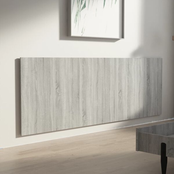 vidaXL Κεφαλάρι Κρεβατιού Γκρι Sonoma 240x1,5x80 εκ. Επεξεργ. Ξύλο