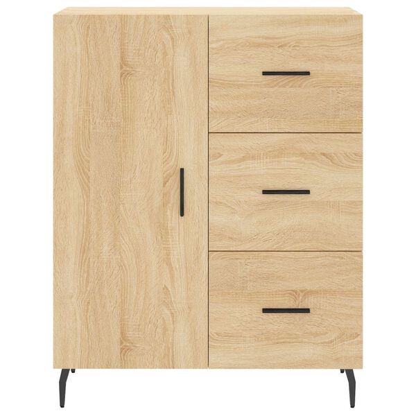 vidaXL Ντουλάπι Sonoma Δρυς 69,5 x 34 x 90 εκ. από Επεξεργασμένο Ξύλο