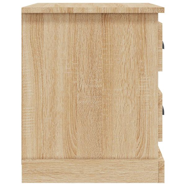 vidaXL Κομοδίνα 2 τεμ. Sonoma Oak 39x39x47,5εκ. από Επεξεργασμένο Ξύλο
