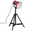 vidaXL Φωτιστικό Δαπέδου 25 W Αντικέ Κόκκινο 35x35x65/95 εκ. Ε27