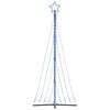 vidaXL Χριστουγεννιάτικο δέντρο LED 447 LED μπλε 250 εκ.