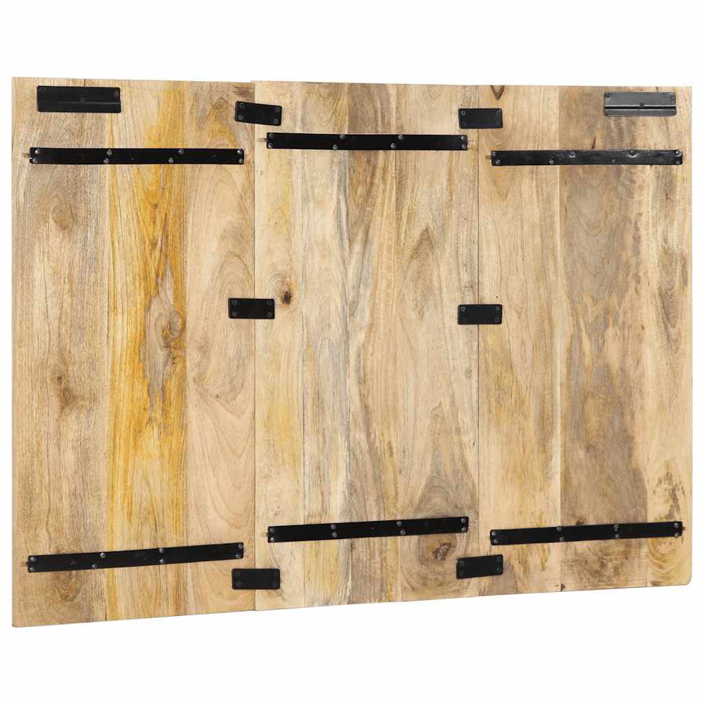 vidaXL κεφαλάρι 120 cm μασίφ ακατέργαστο ξύλο Mango