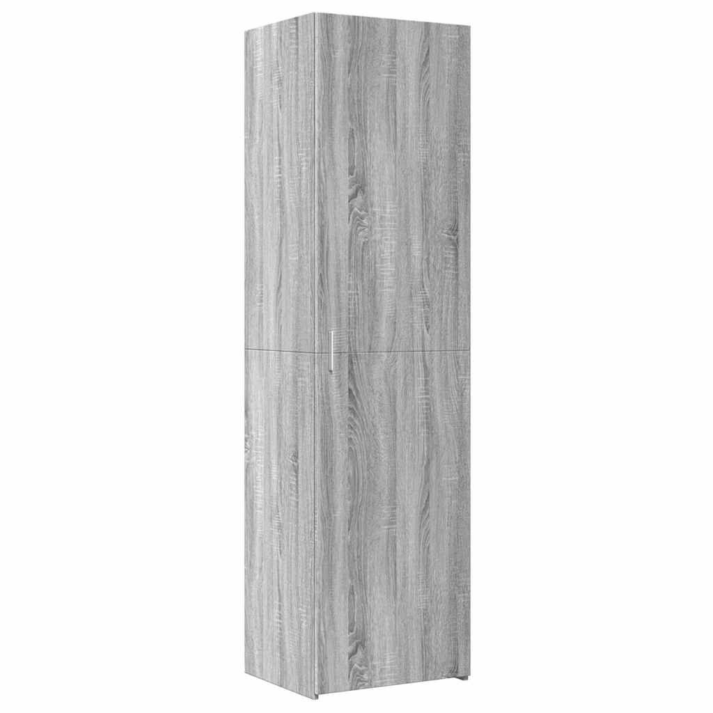 vidaXL Ντουλάπι Αποθήκευσης Στενό Δρυς 50x42,5x225 εκ. Επεξεργ. Ξύλο
