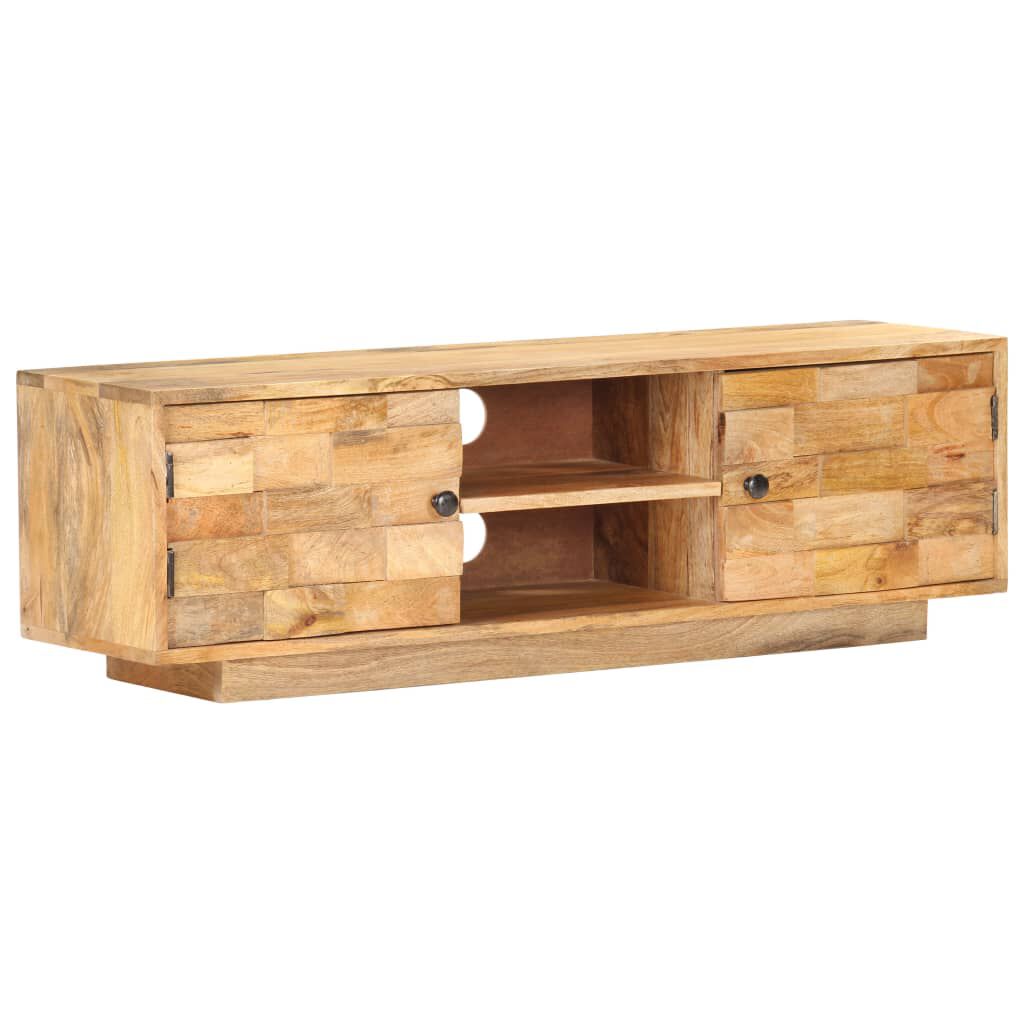 vidaXL Έπιπλο Τηλεόρασης 116 x 30 x 35 εκ. από Μασίφ Ξύλο Μάνγκο