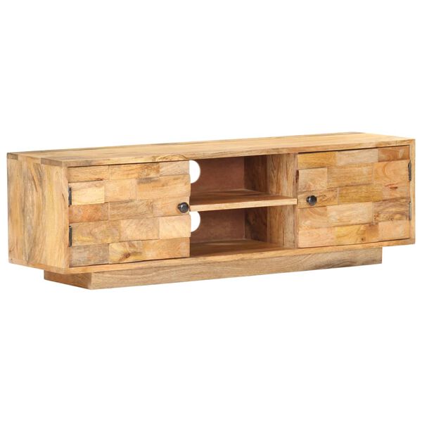 vidaXL Έπιπλο Τηλεόρασης 116 x 30 x 35 εκ. από Μασίφ Ξύλο Μάνγκο