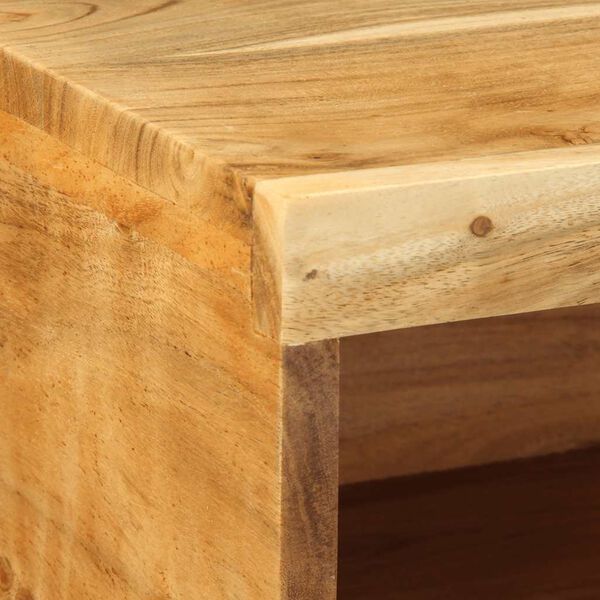 vidaXL Επίτοιχο ντουλάπι τηλεόρασης 80x30x19 cm Μασίφ ξύλο ακακίας