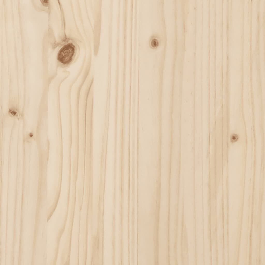 vidaXL Πλαίσιο Κρεβατιού 150 x 200 εκ. Μασίφ Ξύλο King Size