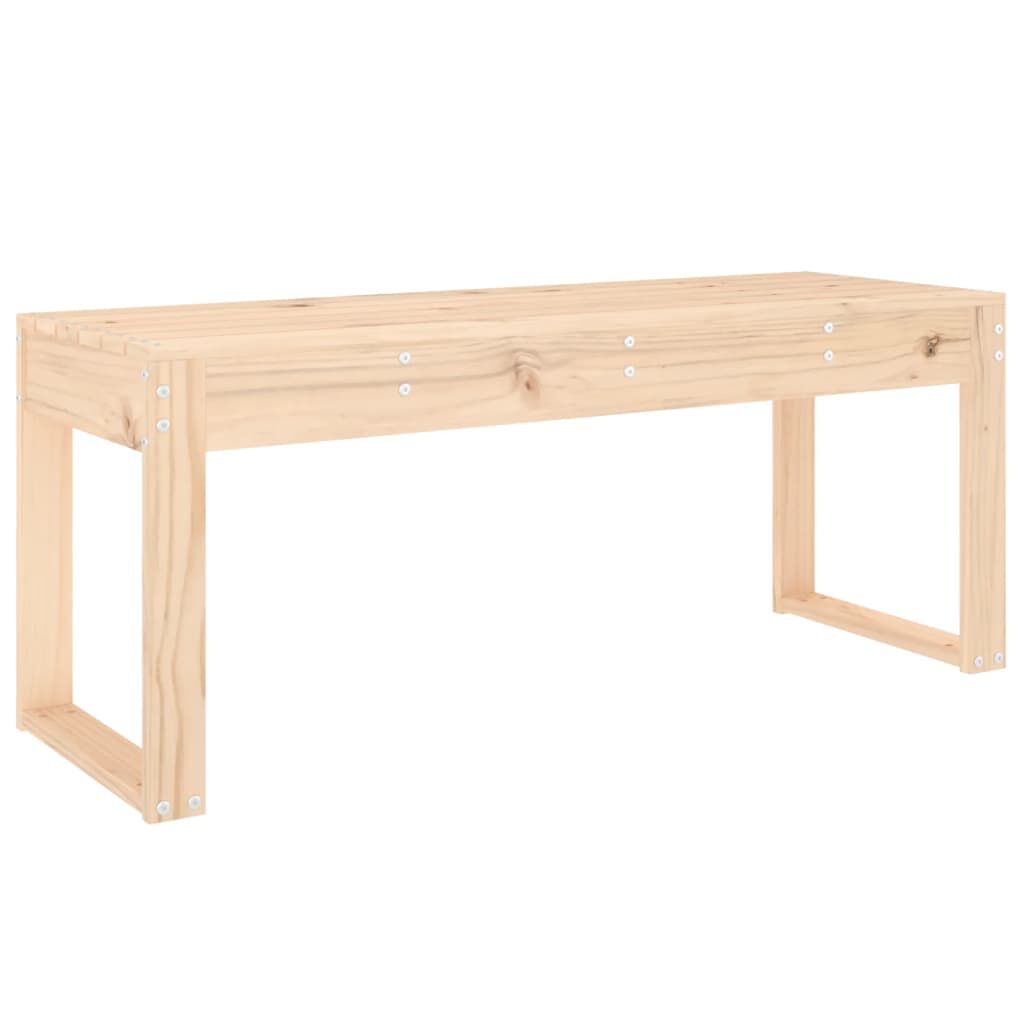 vidaXL Παγκάκι Κήπου 110 x 38 x 45 εκ. από Μασίφ Ξύλο Πεύκου