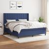 vidaXL &Kappa;&rho;&epsilon;&beta;ά&tau;&iota; Boxspring &mu;&epsilon; &Sigma;&tau;&rho;ώ&mu;&alpha; &Mu;&pi;&lambda;&epsilon; 180x200 &epsilon;&kappa;. &Upsilon;&phi;&alpha;&sigma;&mu;ά&tau;&iota;&nu;&omicron;