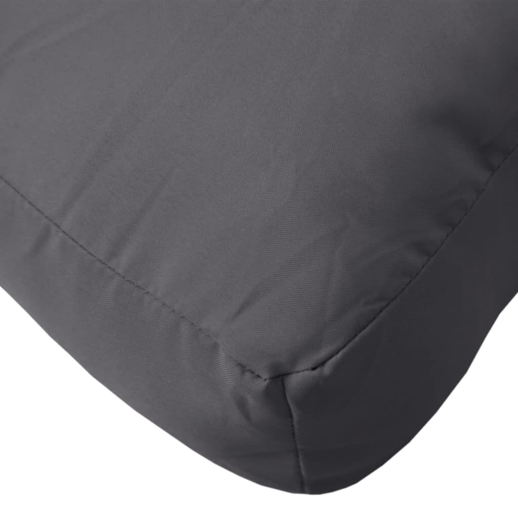 vidaXL Μαξιλάρι Παλέτας Γκρι 80 x 80 x 12 εκ. Υφασμάτινο