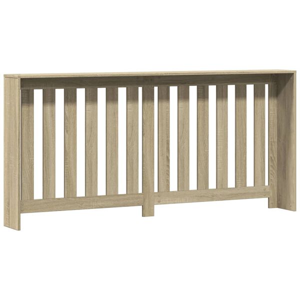 vidaXL Κάλυμμα Καλοριφέρ Sonoma Δρυς 175x20x82 εκ. Επεξεργασμένο Ξύλο