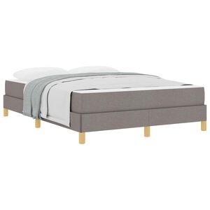vidaXL &Kappa;&rho;&epsilon;&beta;ά&tau;&iota; &mu;&epsilon; &epsilon;&lambda;&alpha;&tau;ή&rho;&iota;&alpha; &mu;&epsilon; &sigma;&tau;&rho;ώ&mu;&alpha; Taupe 140 x 190 cm ύ&phi;&alpha;&sigma;&mu;&alpha;