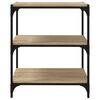 vidaXL Βιβλιοθήκη Sonoma Δρυς 60x33x70,5 εκ. Επεξεργ. Ξύλο & Ατσάλι
