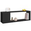 vidaXL Έπιπλο Τηλεόρασης Μαύρο 100 x 24 x 32 εκ. Επεξεργασμένο Ξύλο
