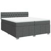 vidaXL &Kappa;&rho;&epsilon;&beta;ά&tau;&iota; Boxspring &mu;&epsilon; &Sigma;&tau;&rho;ώ&mu;&alpha; &Sigma;&kappa;&omicron;ύ&rho;&omicron; &Gamma;&kappa;&rho;&iota; 200x200 &epsilon;&kappa;. &Upsilon;&phi;&alpha;&sigma;&mu;ά&tau;&iota;&nu;&omicron;