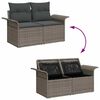 vidaXL Σετ Καναπέ Κήπου με μαξιλάρι 12 pcs Γκρι 80 x 80 x 71 cm