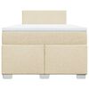 vidaXL &Kappa;&rho;&epsilon;&beta;ά&tau;&iota; Boxspring &mu;&epsilon; &Sigma;&tau;&rho;ώ&mu;&alpha; &Kappa;&rho;&epsilon;&mu; 120x190 &epsilon;&kappa;. &Upsilon;&phi;&alpha;&sigma;&mu;ά&tau;&iota;&nu;&omicron;