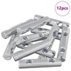 vidaXL &Kappa;&alpha;&rho;ύ&delta;&iota; 12 pcs &Epsilon;&pi;&iota;&kappa;&alpha;&lambda;&upsilon;&mu;&mu;έ&nu;&omicron; &mu;&epsilon; &psi;&epsilon;&upsilon;&delta;ά&rho;&gamma;&upsilon;&rho;&omicron; 60 x 12 mm &Sigma;ί&delta;&epsilon;&rho;&omicron;