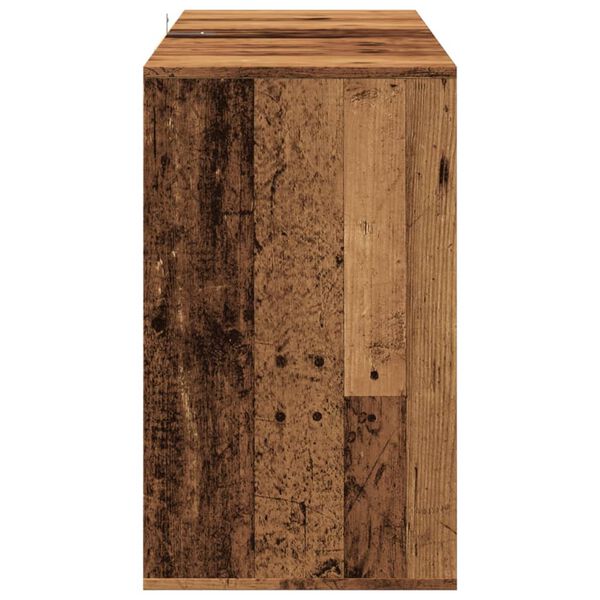 vidaXL Σκευοθήκη Παλιό ξύλο 120x41x75 cm Ξύλο μηχανής
