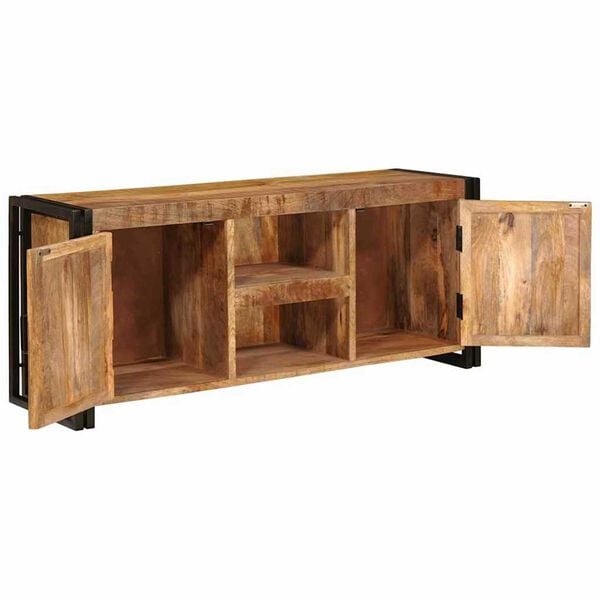 vidaXL Ντουλάπι TV Πολύχρωμο 120 x 30 x 50 cm Μασίφ ανακυκλωμένο ξύλο