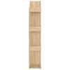 vidaXL Βιβλιοθήκη Sonoma Δρυς 48 x 25,5 x 140 εκ. από Επεξ. Ξύλο