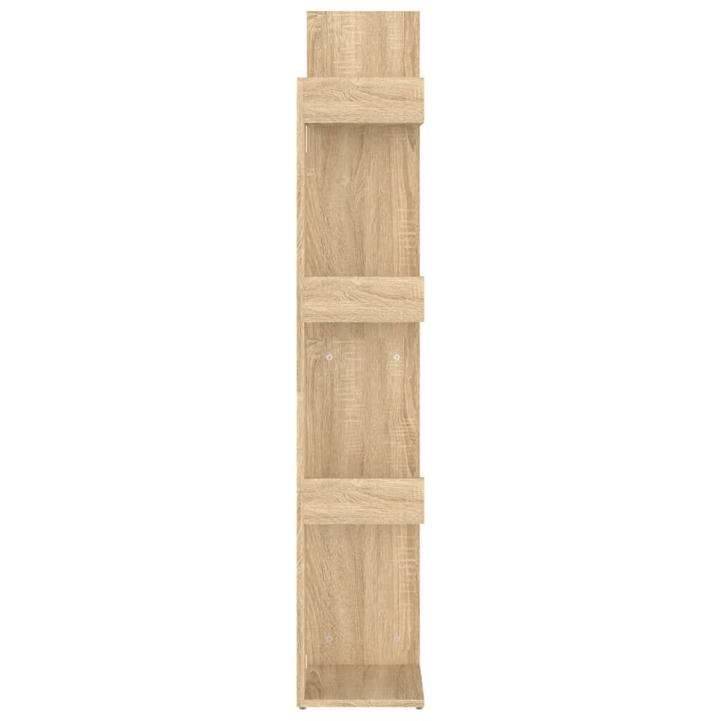 vidaXL Βιβλιοθήκη Sonoma Δρυς 48 x 25,5 x 140 εκ. από Επεξ. Ξύλο