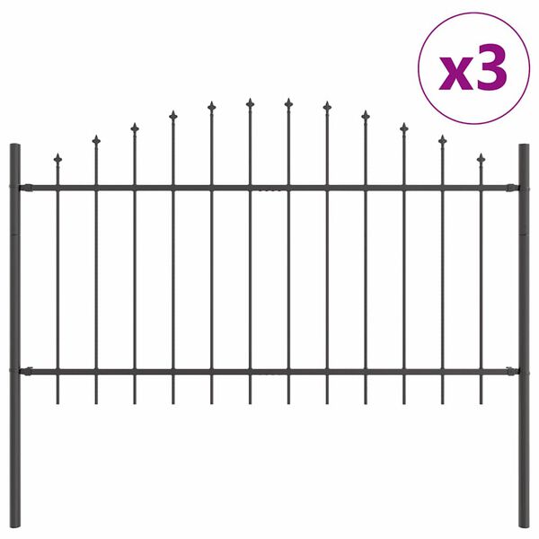 vidaXL &Phi;&rho;ά&chi;&tau;&eta;&sigmaf; &Kappa;ή&pi;&omicron;&upsilon; 3 pcs &Gamma;&kappa;&rho;&iota; 170 x 140 &epsilon;&kappa;