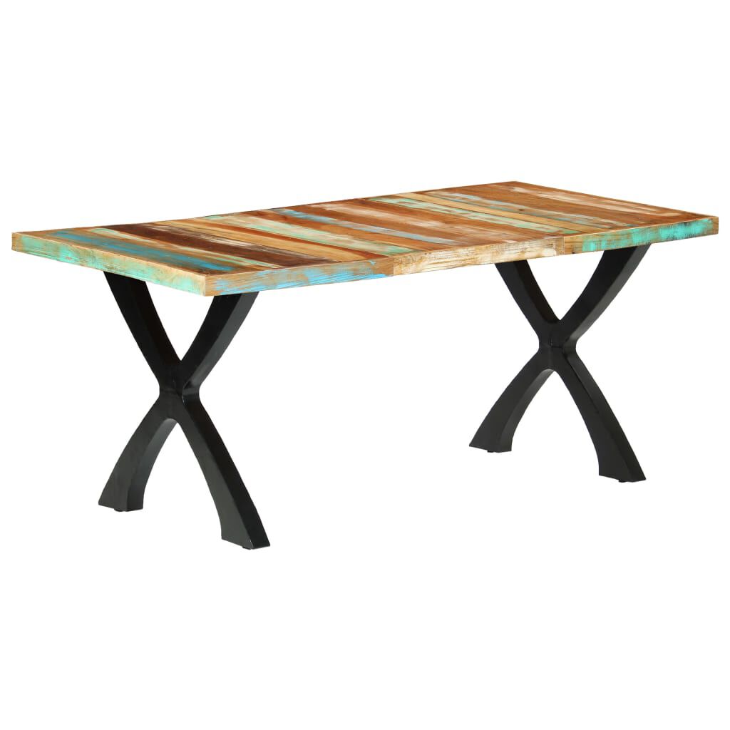 vidaXL Τραπεζαρία 180 x 90 x 76 εκ. από Μασίφ Ανακυκλωμένο Ξύλο