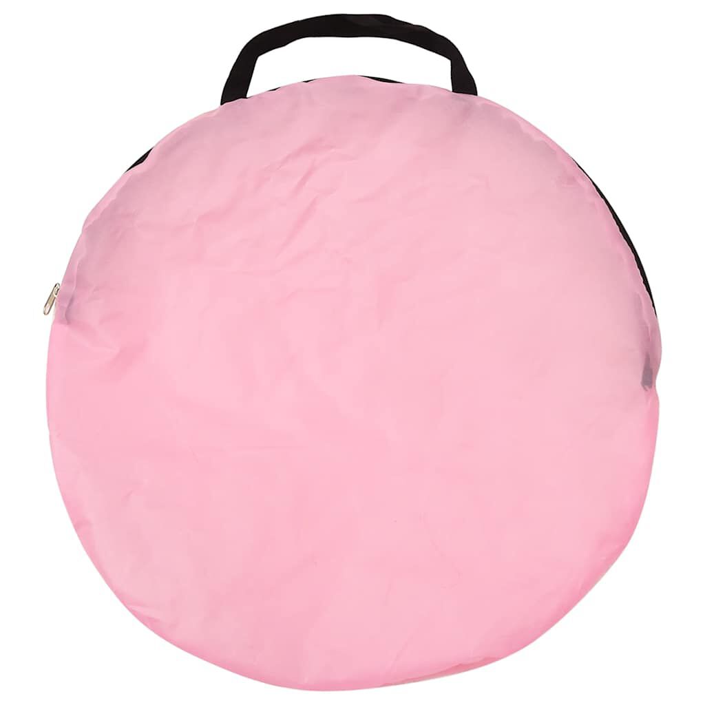 vidaXL Παιδική Σκηνή Ροζ 100x100x127 εκ. με 250 Μπάλες