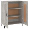 vidaXL Ντουλάπι Γκρι Σκυροδέματος 69,5x34x90 εκ. Επεξεργασμένο Ξύλο