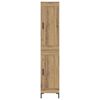 vidaXL Highboard Artisan Oak 34,5 x 34 x 180 &epsilon;&kappa;. &Epsilon;&pi;&epsilon;&xi;&epsilon;&rho;&gamma;&alpha;&sigma;&mu;έ&nu;&omicron; &xi;ύ&lambda;&omicron;