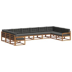 vidaXL &Sigma;&epsilon;&iota;&rho;ά &Kappa;&alpha;&nu;&alpha;&pi;έ &Epsilon;&xi;&omega;&tau;&epsilon;&rho;&iota;&kappa;&omicron;ύ &mu;&epsilon; &mu;&alpha;&xi;&iota;&lambda;ά&rho;&iota; 10 pcs &Phi;&upsilon;&sigma;&iota;&kappa;ό &kappa;&alpha;&iota; &Alpha;&nu;&theta;&rho;&alpha;&kappa;ί