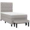 vidaXL &Kappa;&rho;&epsilon;&beta;ά&tau;&iota; Boxspring &mu;&epsilon; &Sigma;&tau;&rho;ώ&mu;&alpha; &Alpha;&nu;&omicron;&iota;&chi;&tau;ό &Gamma;&kappa;&rho;&iota; 90x200 &epsilon;&kappa;. &Upsilon;&phi;&alpha;&sigma;&mu;ά&tau;&iota;&nu;&omicron;